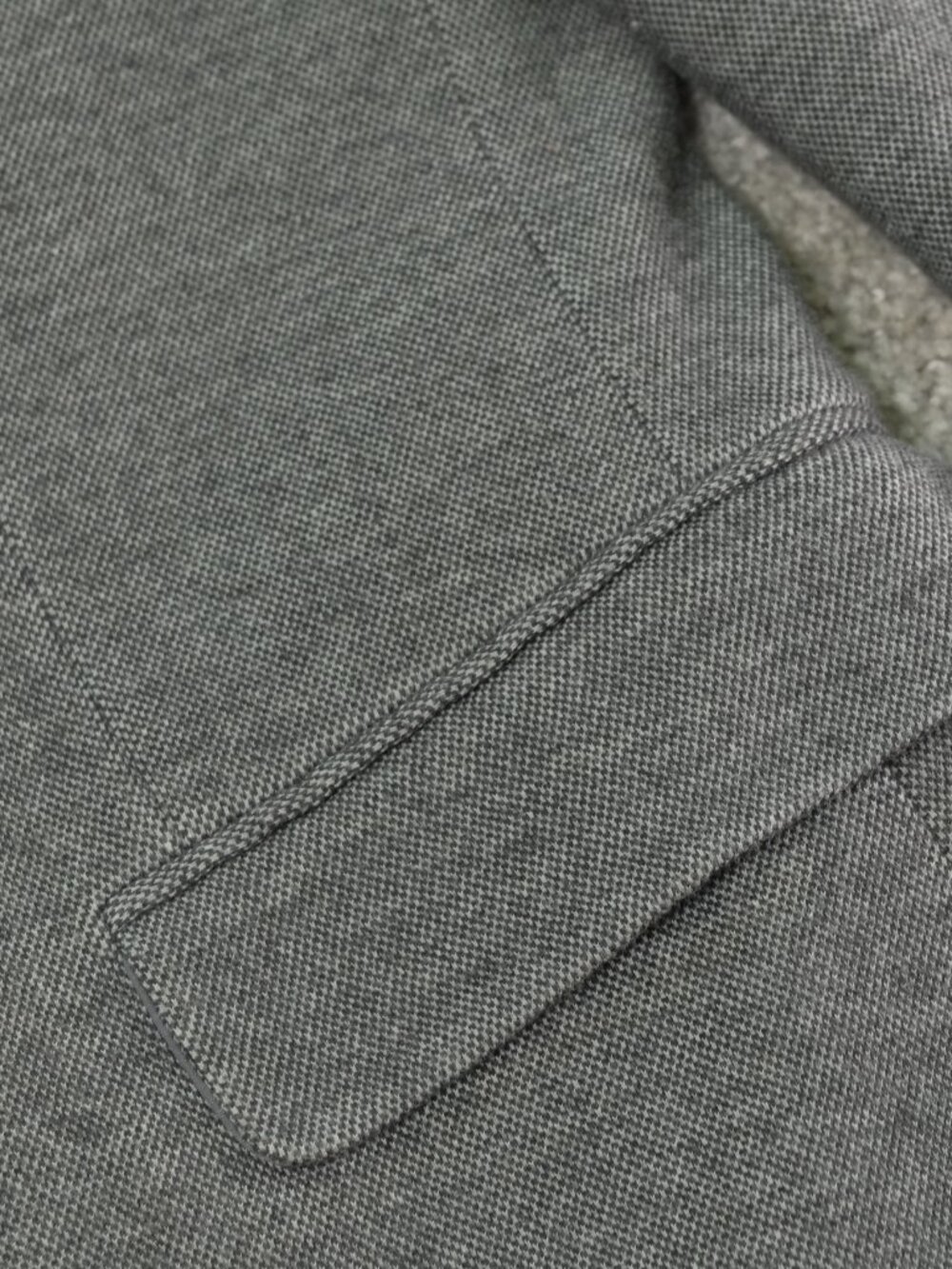 Banana Republic Slim Fit Gray Cotton Blazer - Picture 12 of 16